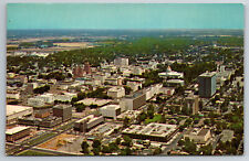 Vintage Postcard CA Sacramento Aerial View Business District Chrome ~10614 picture