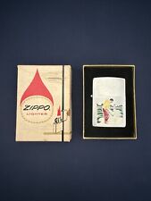 Vintage 1970’s Zippo Golf Lighter Sports Series Golfer Sand trap New In Box RARE picture