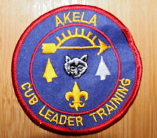 Akela Cub Leader Training Vintage Boy Scouts of America BSA Patch picture
