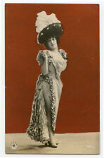 c 1907 Glamour Glamor German CABARET DANCER Dance Sexy Beauty photo postcard picture