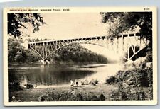 French-King Bridge  Mohawk Trail  Massachusetts  Postcard  1940 picture