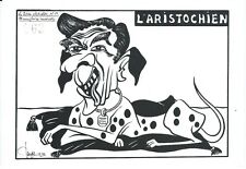 CPM - postcard Jacques LARDIE satirical draftsman No. 87 signed on back picture