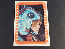 1977 TOPPS STAR WARS STICKER CARD #045 ORANGE SERIES HIGH GRADE NRMT NR MINT picture