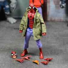 Marvel Classic Spider Man Pizza Red Blue Peter Parker Action Figure Model Gifts picture