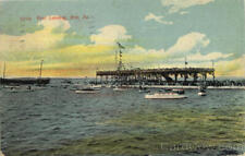 1910 Erie,PA Boat Landing Pennsylvania Postcard 2c stamp Vintage Post Card picture