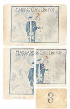 1895 Harvard College Graduation Ticket W E B Dubois 1st Black PHD NAACP FOUNDER picture