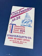 vintage barber supplies Our Traveler #28 pocket catalog Strutz & Clottu Co. picture