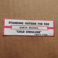 GARTH BROOKS Standing Outside The Fire JUKEBOX STRIP Record 45 rpm 7