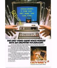 1982 Magnavox Odyssey Video Game Console Type and Tell Vintage Print Ad picture