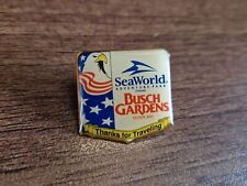 Pin Badge - SeaWorld and Busch Gardens, Florida Orlando, Tampa Bay, Rare picture