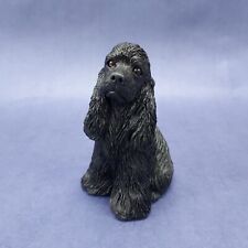 Sandicast Black Cocker Spaniel Dog Figurine MS202 picture