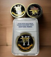 Seal Team 6 CHALLENGE COIN US NAVY NAVAL SPECIAL WARFARE DEVELOPMENT GROUP RARE picture
