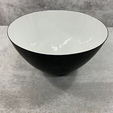 Vintage Krenit 10” Mixing Bowls Denmark MCM Mid-Century Modern White Black picture