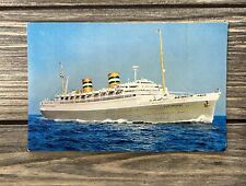 Vintage Holland America Line s.s. NIEUW AMSTERDAM Post Card picture
