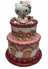 Blue Sky Clayworks Hello Kitty Pink Rainbow Cake Cookie Jar Heather Goldminc New picture