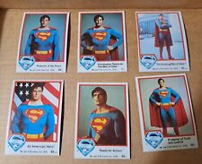 Superman (6) Different 1978 Card Lot picture