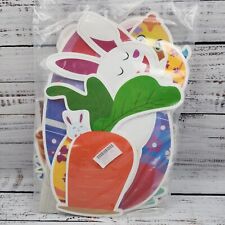 8 Piece Easter Outdoor Decor Yard Signs With Stakes Party Bunny Rabbit New picture