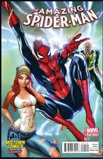 The Amazing Spiderman 001 (2014) Midtown Comics Variant By J Scott Campbell NM/M picture