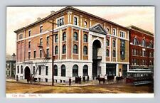 Barre VT-Vermont, City Hall, Antique, Vintage Souvenir Postcard picture