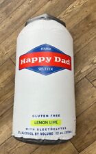 Happy Dad Inflatable Beer Can  2' Pool Party Bar Decor Man Cave 24