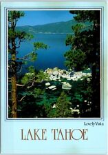 Postcard Lovely Vista Lake Tahoe Shoreline California-Nevada USA North America picture