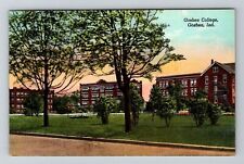 Goshen, IN-Indiana, Goshen College Antique, Vintage Souvenir Postcard picture