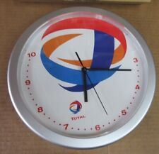 Vintage TotalEnergies Total French Petroleum Oil Wall Sign Clock NOS C picture