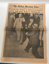 John F. Kennedy Newspaper 11-25-63 Dallas Morning News Ruby Closing In On Oswald picture