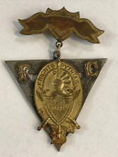 1874 Knights Of Pythias Medal FCB Supreme Lodge S.S. Davis Pinback Suspension picture