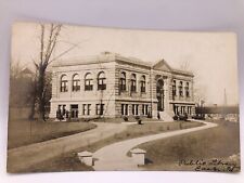 Postcard Easton Pennsylvania Public Library RPPC Real Photo Unposted picture