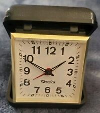 Working Vintage  Westclox General Folding Travel Alarm Clock   picture