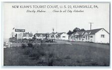 c1940 New Kuhn Tourist Court Kuhnsville Pennsylvania PA Antique Vintage Postcard picture