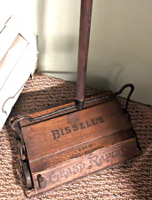 Vintage Oak Grand Rapids Cyco Bissell Commercial Carpet/ Floor Sweeper picture