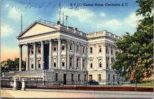 SC, Charleston, South Carolina, Custom House, Curteich Vintage Postcard  picture