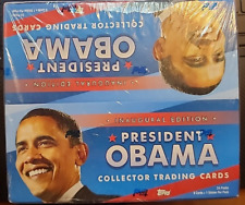 2008 TOPPS INAUGURAL EDITION PRESIDENT OBAMA COLLECTOR TRADING CARDS SEALED BOX picture