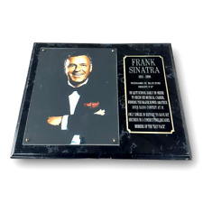 Frank Sinatra Photo Memorabilia Memorial Plaque Music Bar Decor picture