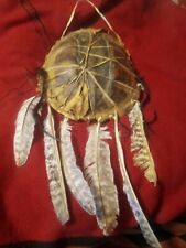 ** RARE OLD NATIVE AMERICAN LOUISIANA TURTLE SHELL DRUM COMMON SNAPPING TURTLE* picture