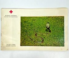 Thai Red Cross Society Science Division Snake Farm Booklet Bangkok Thailand VTG picture