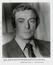 1980 Press Photo Actor Michael Caine in 