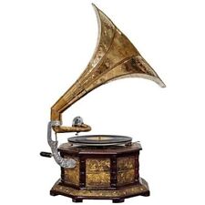 Vintage HMV Nautical Gramophone Player Fully Working Gramophone Record Player picture