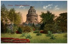 Leipzig Saxony Germany Volkerschlachtdenkmal Battle Of Nations Monument Postcard picture