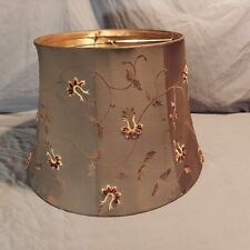 Beautiful Dark Brown Lamp Shade with Raised Embroidery picture