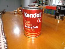 Kendall Motor Oil Dual Action 40W Can Quart Cardboard Original Vintage Full NOS picture