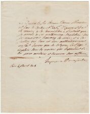 Bonaparte, Joséphine (1763-1814) - Letter signed regarding poor orphans picture