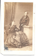 Vice-Admiral Abel Bergasse Du PETIT-THOUARS & his wife Thomassina MAC LEOD CDV picture