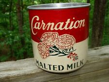 Carnation Malted Milk Fountain Can-  lower 48 USA- no world shipping picture