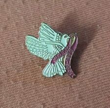 RARE Vintage WOTM 1995-1996 Dove with Ribbon Lapel Pin Women of the Moose picture