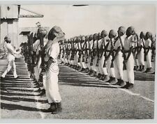 STUDENT SOLDIERS of Rajput University in JODHPUR India 1950 Vintage Press Photo picture