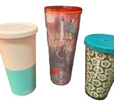 Misc. Lot Of 2 Starbucks & 1 Kate Spade Insulated Cups Pre-Owned No Straws picture