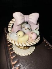 Lenox Treasures Easter Basket Surprise Limited Edition First Issue With Charm picture